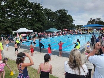 Inter-school swimming competition