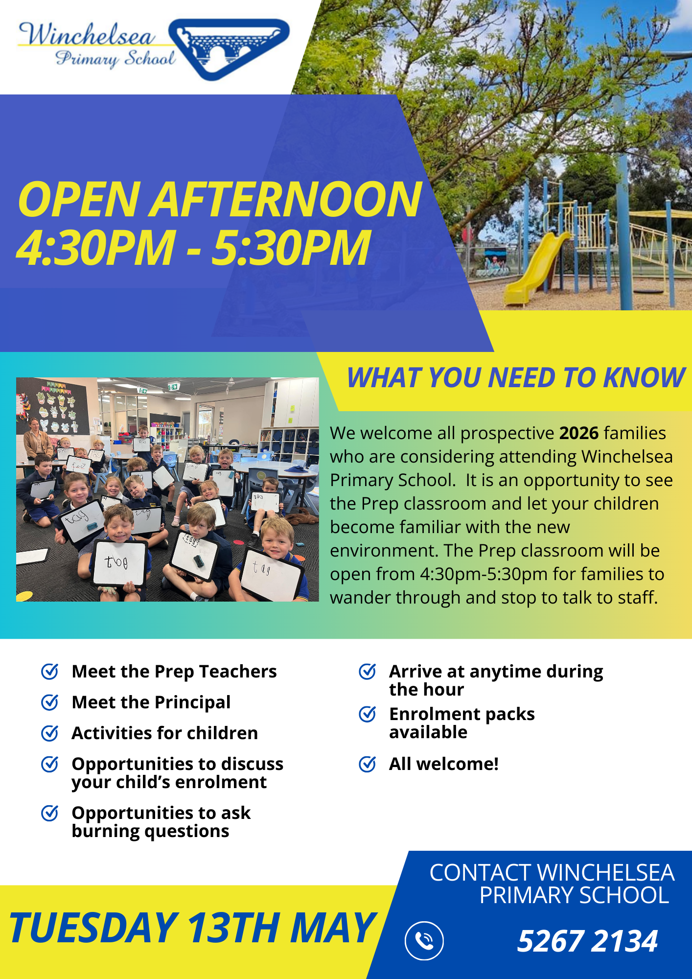 Open Afternoon Flyer